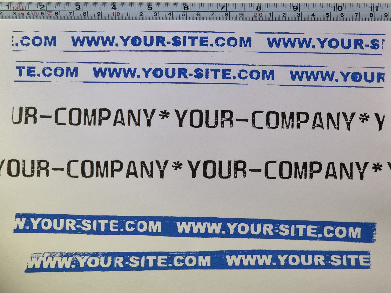 Schriftroller (mit Acrylic marker) - Image 9