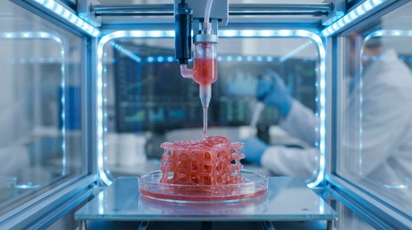 Medizinisches Bioprinting im Labor für Gewebezucht