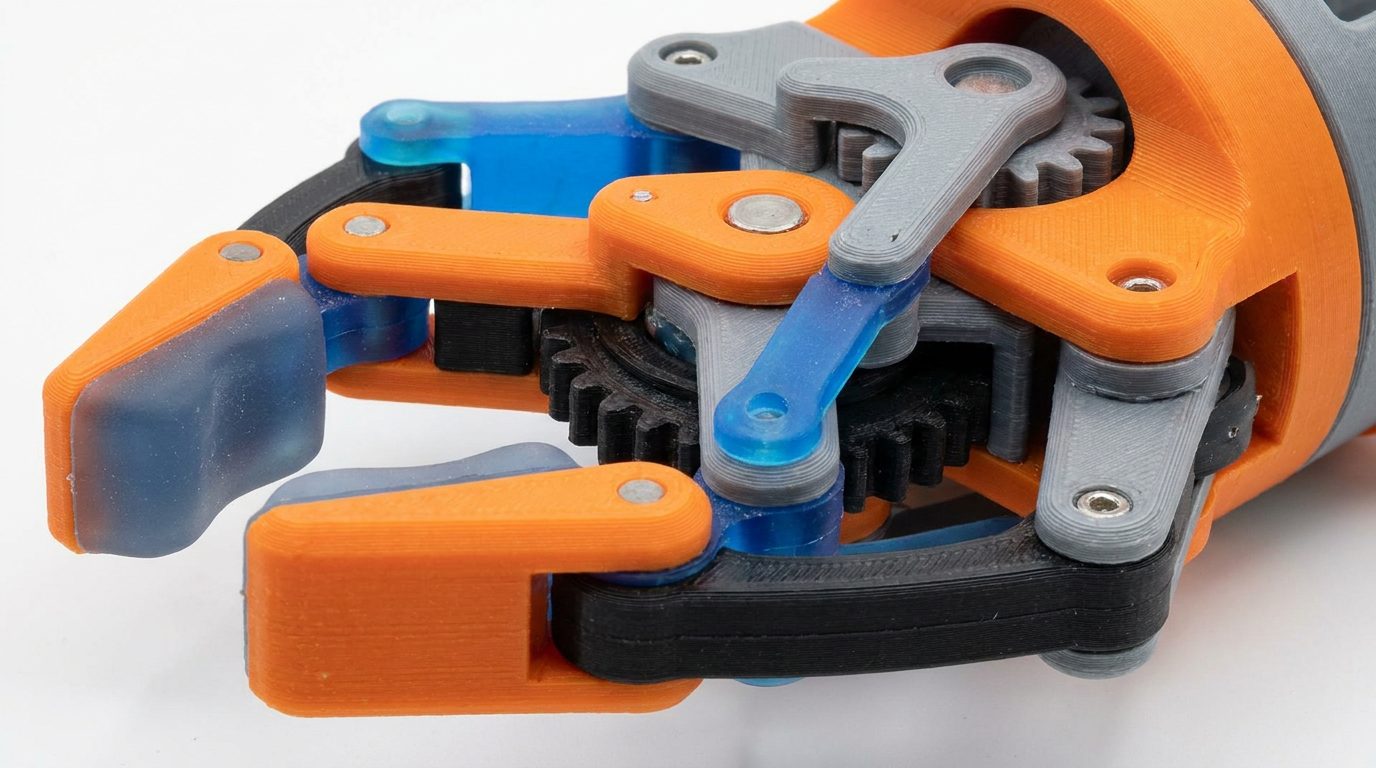 Multi-Material 3D-Druck Bauteil mit TPU und ASA