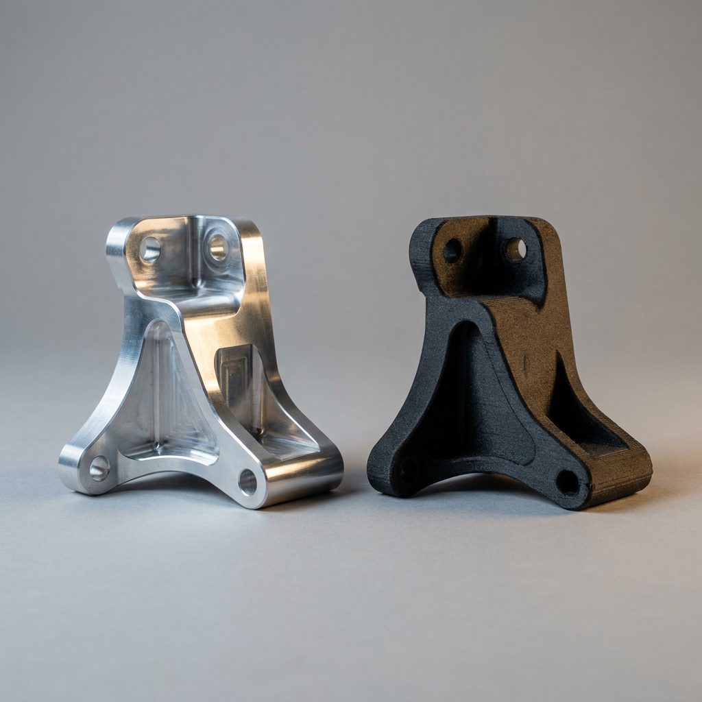 Vergleich Metall vs 3D gedrucktes Carbonteil